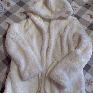 Faux fur lounge jacket